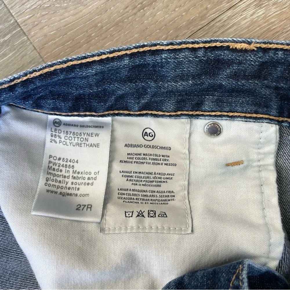 AG-ED Adriano Goldschmied Ex-Boyfriend Slouchy Slim Jeans 27R - Picture 10 of 14